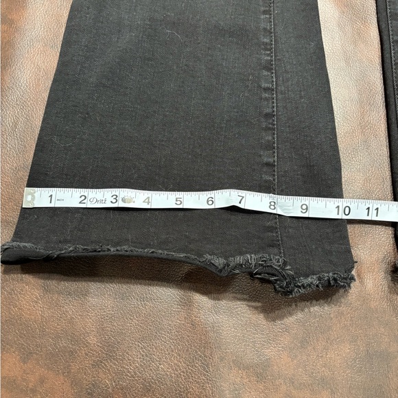 Just USA Dark Gray/black Flare Women's Jeans Size 29 - Picture 4 of 8